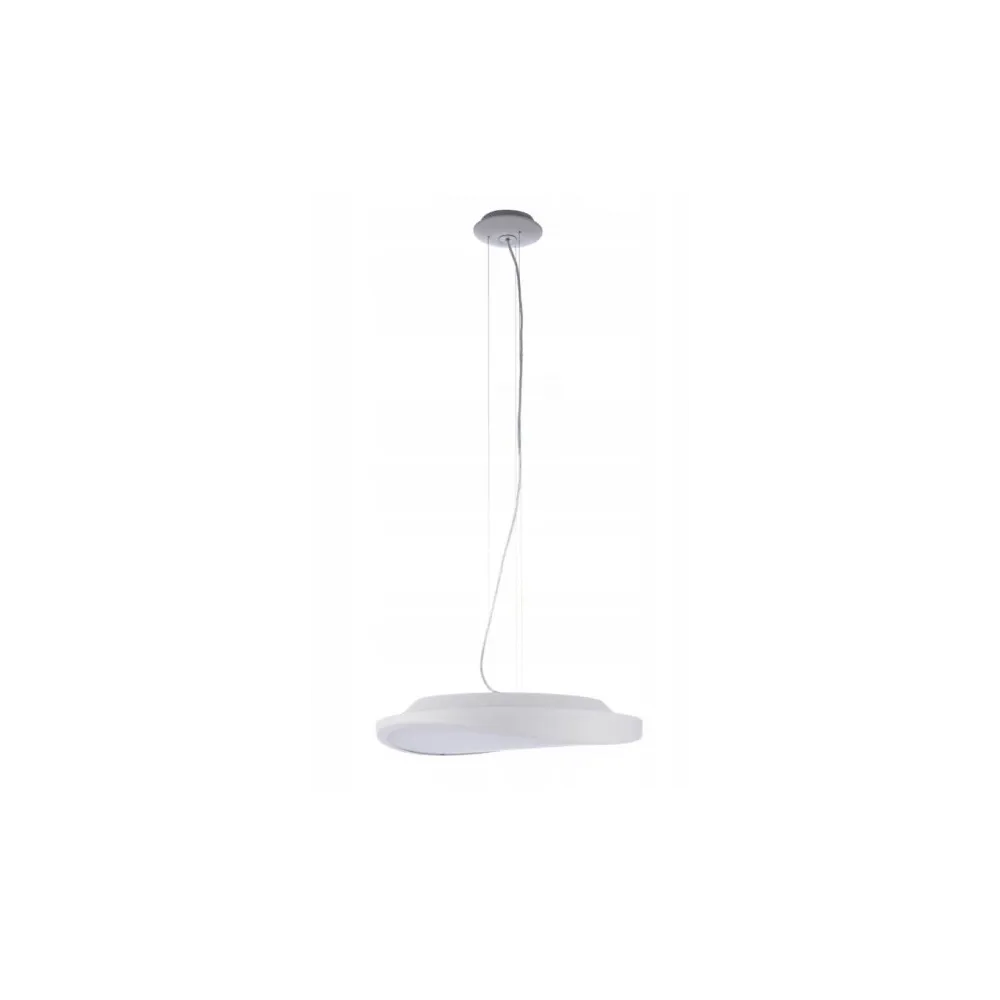 CIRCULO 58 BIAŁY OPRAWA WISZĄCA 4X E27/ 60W IP20 METAL/ SZKŁO