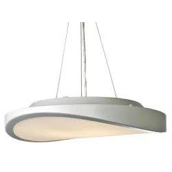 CIRCULO 58 BIAŁY OPRAWA WISZĄCA 4X E27/ 60W IP20 METAL/ SZKŁO