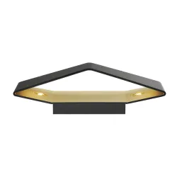 CARISO WL CZARNY/ MOSIĄDZ OPRAWA ŚCIENNA KINKIET NT LED 21W WW 2700K 580LM IP20 ALUMINIUM