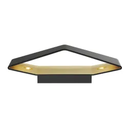 CARISO WL CZARNY/ MOSIĄDZ OPRAWA ŚCIENNA KINKIET NT LED 21W WW 2700K 580LM IP20 ALUMINIUM