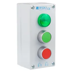 SP22K3\07-1 KASETA STEROWNICZA KOMPLETNA 3X Z NAPĘDEM LB KC KZ 1X PRZEPUST M20 230V