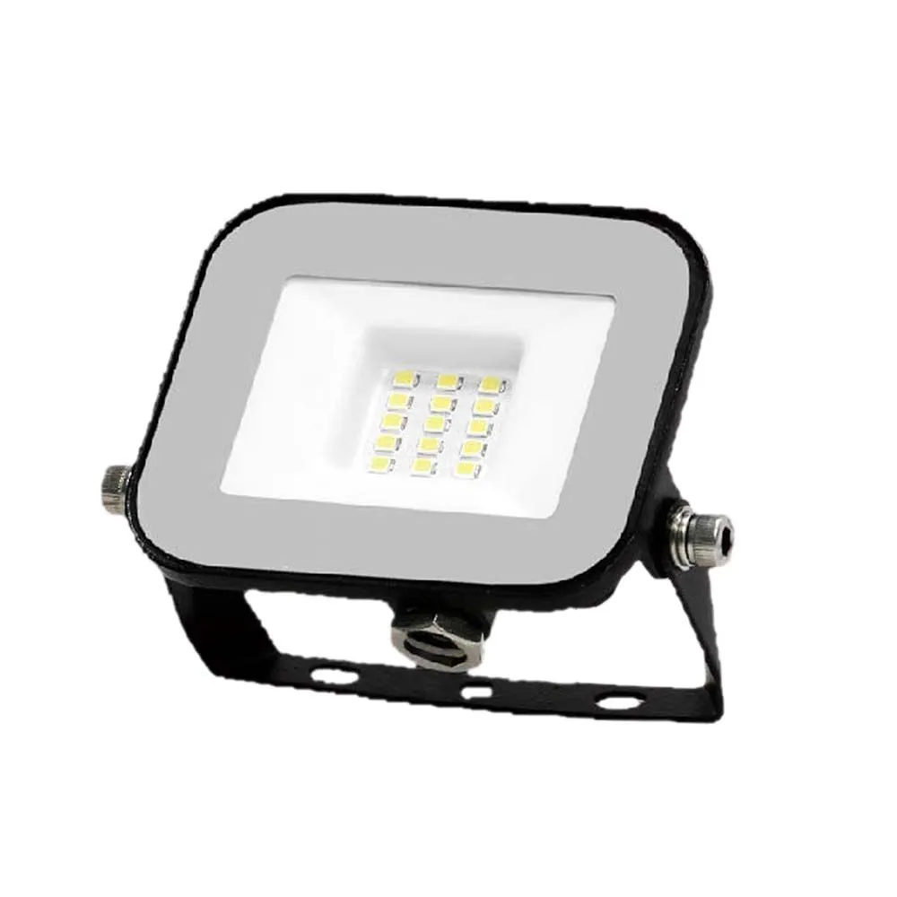 VT-44010 CZARNY OPRAWA NAŚWIETLACZ LED 10W NW 4000K 735LM IP65 115ST AL