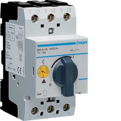 MM511N WYŁĄCZNIK SILNIKOWY TERMOMAGNETYCZNY 10.0-16.0A 3Z 2.5M 230V AC NAPĘD OBROTOWY
