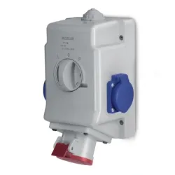 ZESTAW INSTALACYJNY 16/5 + L-0-P 2X Z/U 230V IP54