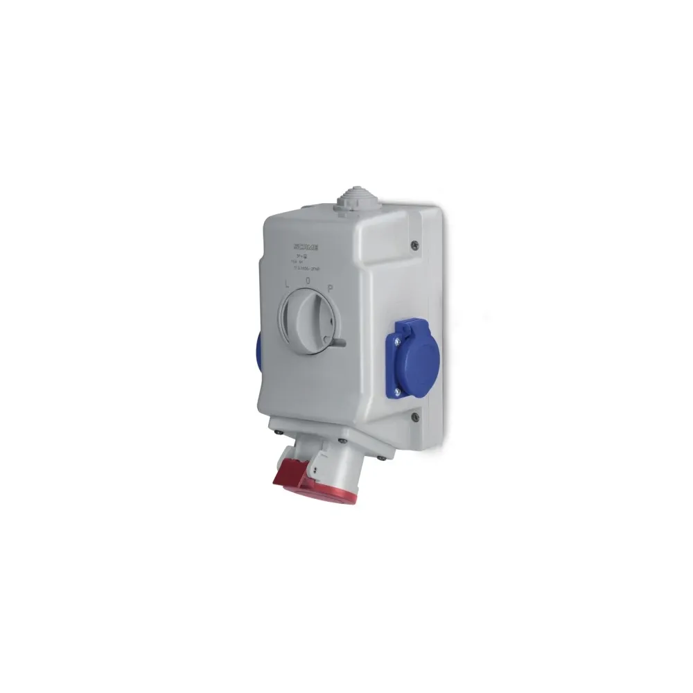 ZESTAW INSTALACYJNY 16/5 + L-0-P 2X Z/U 230V IP54