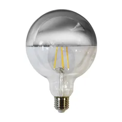 ŻARÓWKA LED 7W E27 SREBRNA SZKLANA 830 WW 3000K 806LM FIL G125 IP20