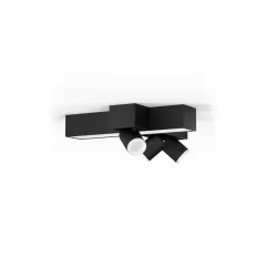 HUE CENTRIS CZARNY OPRAWA SUFITOWA REFLEKTOR LED 25W 2000-6500K 2850LM 3X GU10/ 6W RGB WCA IP20 AL