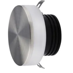 TAZ NIKIEL SATYNOWY OPRAWA SUFITOWA PT LED 1W NW 4000K 85LM IP20 ALUMINIUM/ AKRYL