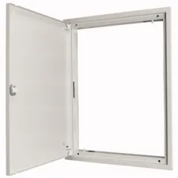 BP-U-3S-800/12 DRZWI PEŁNE METALOWE Z RAMĄ 1260X800 IP30 ZAMEK PLASTIKOWY SZARY