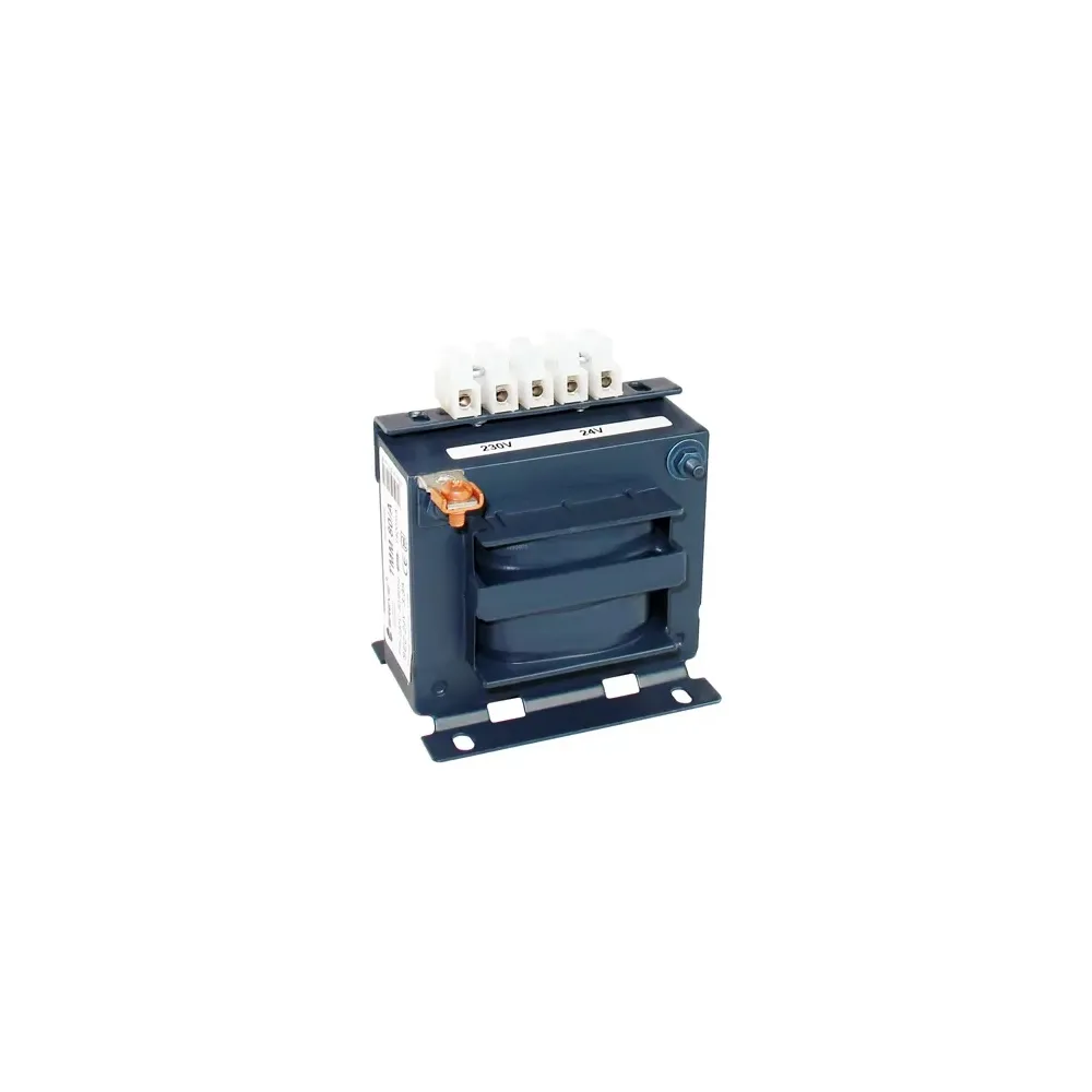 TMM  80 TRANSFORMATOR BEZPIECZEŃSTWA 1F 80VA 230V AC/ 12V AC IP00 KARKAS DWUKOMOROWY KSZTAŁTKOWY