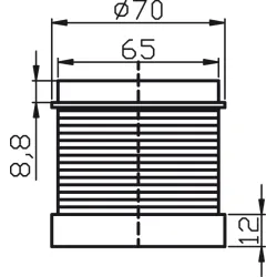 LT70 MODUŁ BAZOWY 90MM 230V AC