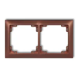 DECO SOFT BRĄZ METALIK RAMKA 2X