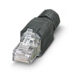 VS-08-RJ45-5-Q/IP20 BK ZŁĄCZA WTYKOWE RJ45, STOPIEŃ OCHRONY: IP20, LICZBA BIEGUNÓW: 8, 1 GB/S, CAT5