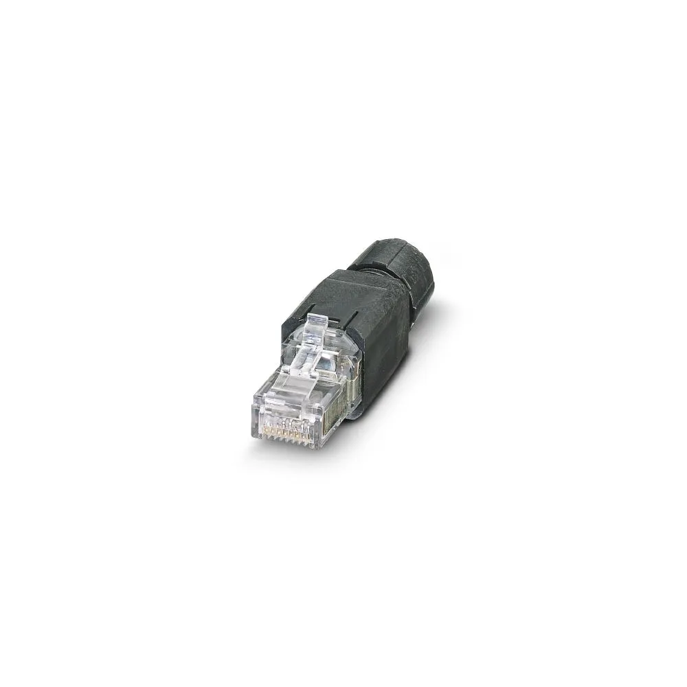 VS-08-RJ45-5-Q/IP20 BK ZŁĄCZA WTYKOWE RJ45, STOPIEŃ OCHRONY: IP20, LICZBA BIEGUNÓW: 8, 1 GB/S, CAT5
