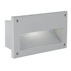 ZIMBA SREBRNY/ BIAŁY OPRAWA PT 1X E14/ 40W IP44 ODLEW ALUMINIOWY/ SZKŁO
