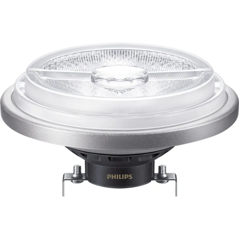 MASTER EXPERTCOLOR ŻARÓWKA LED SPOT 10.8/50W G53 12V PRZEZROCZYST ŚCIEMNIALNA 2700K 600LM 24ST AR111