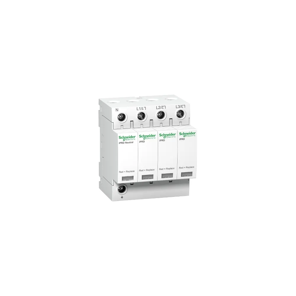 Schneider Electric Ogranicznik przepięć Acti9 iPRD40r-T2-3N 3+1-biegunowy Typ2 40 kA ze stykiem, A9L40601