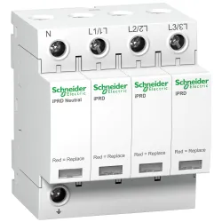 Schneider Electric Ogranicznik przepięć Acti9 iPRD40r-T2-3N 3+1-biegunowy Typ2 40 kA ze stykiem, A9L40601