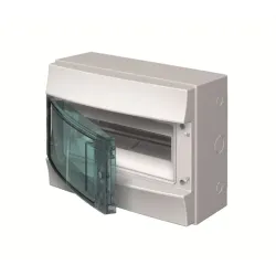 MISTRAL65 ROZDZIELNIA PLASTIKOWA NT 12M 1X 12M N+PE IP65 IK09 250X320X155 DRZWI DYMNE SZARY