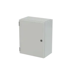 SRN5425K OBUDOWA METALOWA SR2 500X400X250 DRZWI PEŁNE Z PŁYTĄ IP65 SZARY