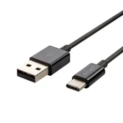 PRZEWÓD USB TYP: C / 1M / CZARNY