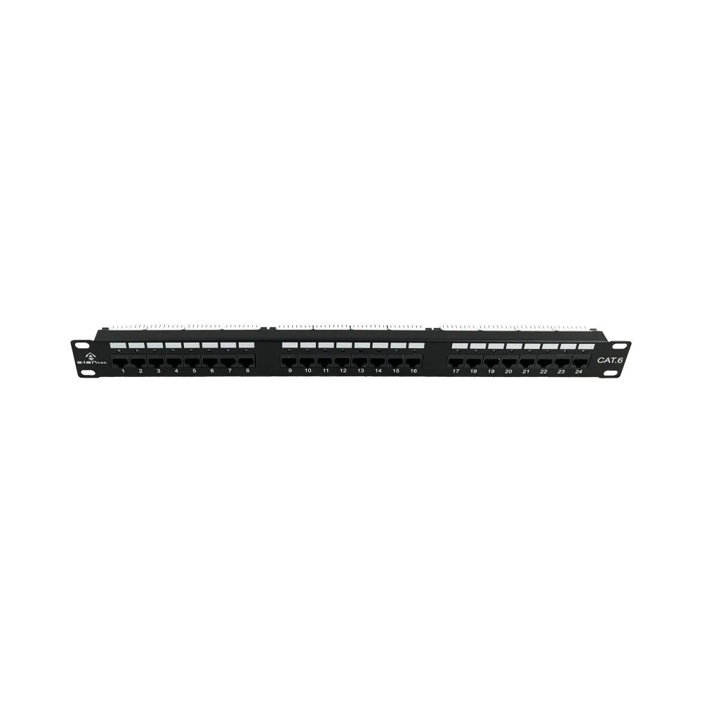 PATCH PANEL NAVI LED UTP KAT.6 24 PORTY LSA 1U ALANTEC
