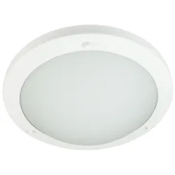AQUILA BIAŁY OPRAWA SUFITOWA PLAFON LED 10W CW 6500K 660LM 31X31IP44 METAL/ SZKŁO