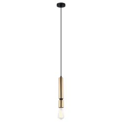 TORLA CZARNY/ MOSIĘŻNY OPRAWA WISZĄCA 1X E27/ 40W IP20 STAL