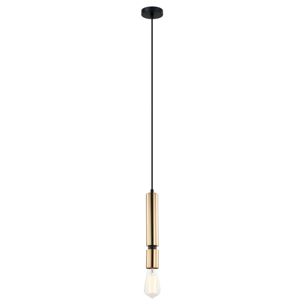 TORLA CZARNY/ MOSIĘŻNY OPRAWA WISZĄCA 1X E27/ 40W IP20 STAL