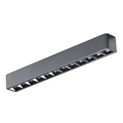 GAMMA KIRA CZARNY OPRAWA SYSTEMOWA TRACK LED 12W WW 3000K 1356LM IP20 ALUMINIUM/ PVC