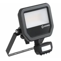FLOODLIGHT 20 CZARNY OPRAWA NAŚWIETLACZ LED 11W/ 17W WW 3000K 1465LM/2200LM IP65+ CZUJNIK RUCHU