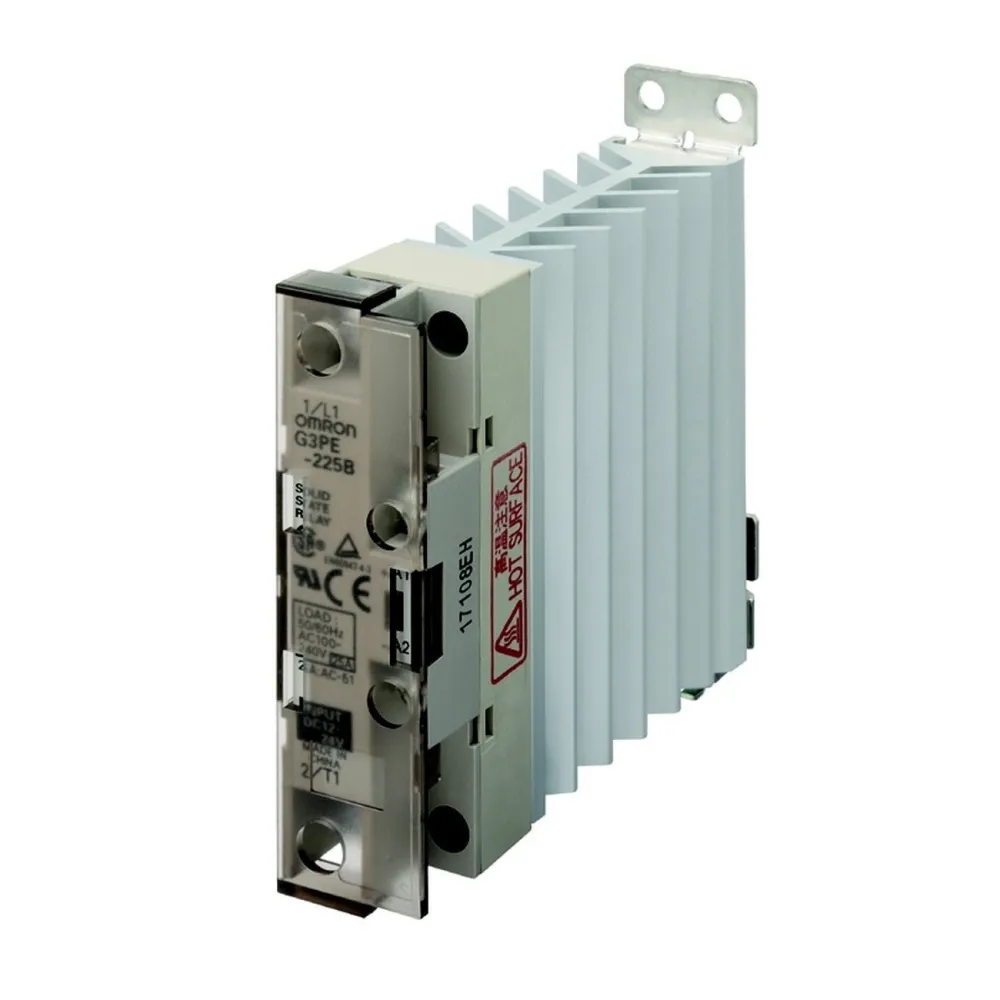 G3PE-525BL 12-24VDC SOLID STATE RELAY, 1-POLE, DIN-TRACK MOUNTING, W/O ZERO CROSS, 25 A, 528 VAC MAX