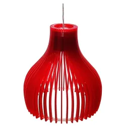 BUREN CZERWONY OPRAWA WISZĄCA 1X E27/ 60W IP20 TWORZYWO