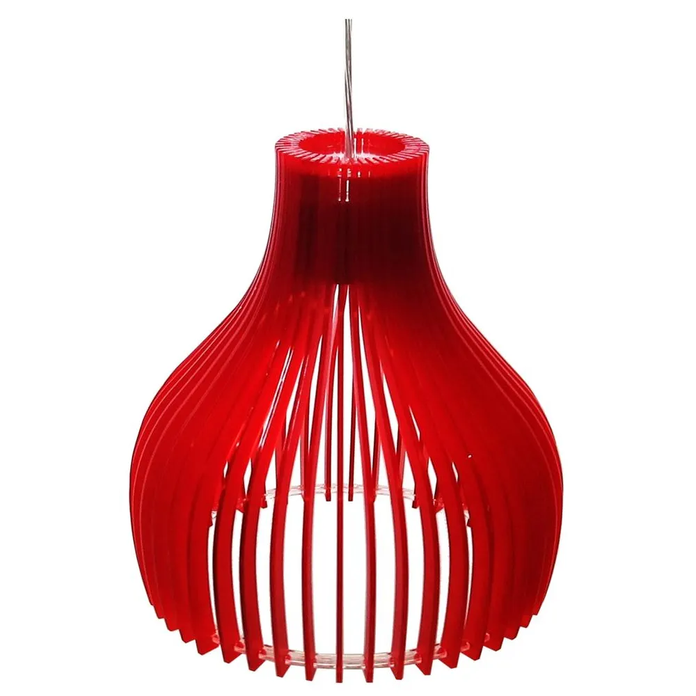 BUREN CZERWONY OPRAWA WISZĄCA 1X E27/ 60W IP20 TWORZYWO