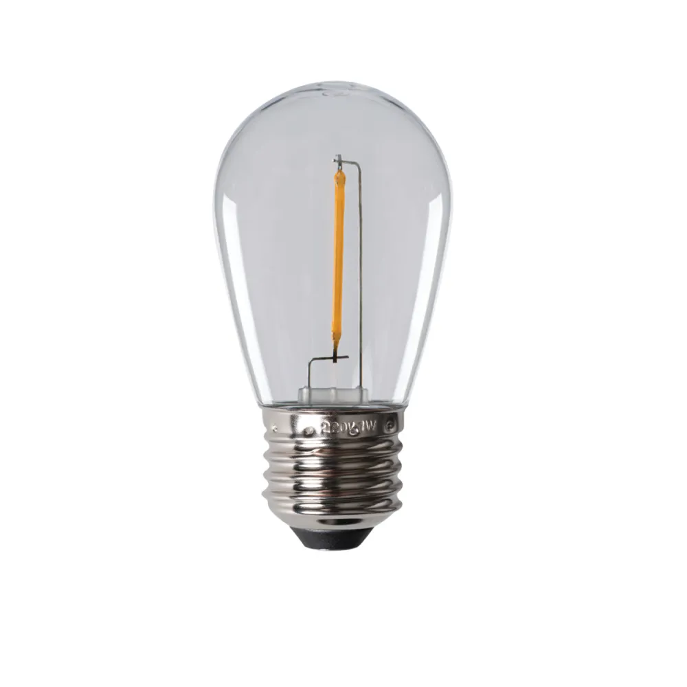 ST45 LED ŻARÓWKA LED KULKA FILAMENT 0.5W E27 230V PRZEZROCZYSTA 827 WW 2700K 50LM 220ST P45