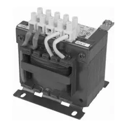 TMM 250 TRANSFORMATOR BEZPIECZEŃSTWA 1F 250VA 400V AC/ 24V AC IP00 KARKAS DWUKOMOROWY KSZTAŁTKOWY