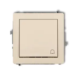 DECO MODUŁ BEŻ ŁĄCZNIK "DZWONEK" 1X 1Z ZACISKI ŚRUBOWE 10AX 250V