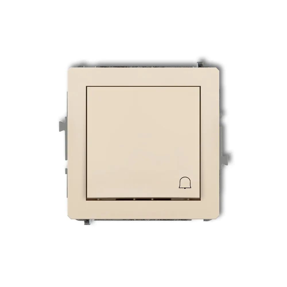DECO MODUŁ BEŻ ŁĄCZNIK "DZWONEK" 1X 1Z ZACISKI ŚRUBOWE 10AX 250V