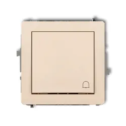 DECO MODUŁ BEŻ ŁĄCZNIK "DZWONEK" 1X 1Z ZACISKI ŚRUBOWE 10AX 250V