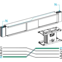 KTA3200TN410 ELEMENT KROSUJACY 3200A 3L+N+PE N IP55 IK08