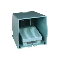 Schneider Electric Harmony XPE Łącznik nożny pojedynczy z osłoną niebieski 1 NC+1 NO metalowy, XPEM410