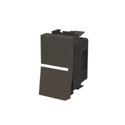 ZENIT ANTRACYT ŁĄCZNIK 1X 1MODUŁOWY MECHANIZM + KLAWISZ