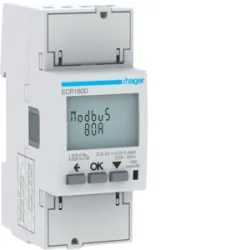AGARDIO.MEASURE LICZNIK ENERGII ELEKTRYCZNEJ 1-FAZOWY, 80A 2M, MODBUS, MID