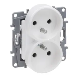 NILOE SELECTION MODUŁ PERŁA GNIAZDO 2X Z/U ZACISKI ŚRUBOWE 16A 250V