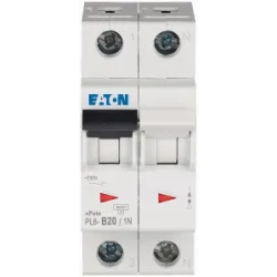 PL6-B20/1N WYŁĄCZNIK NADPRĄDOWY B 20A 1P+N 1M 6KA