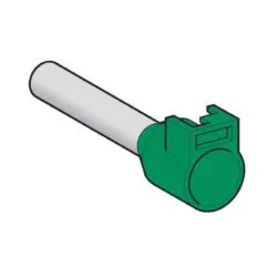 Schneider Electric Akcesoria, końcówki kablowe pojedyńcze izolowane - rozmiar średni - 6 mm² - zielona, DZ5CA062