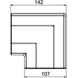 GK-FH53100RW NAROŻE PŁASKIE  NAKŁADKA
