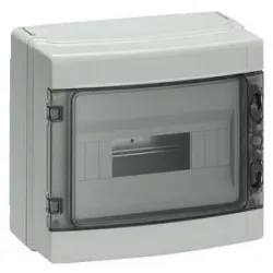 SIMBOX WP ROZDZIELNIA PLASTIKOWA NT 8M 1X 8M IP65 210X215X100 DRZWI DYMNE SZARY