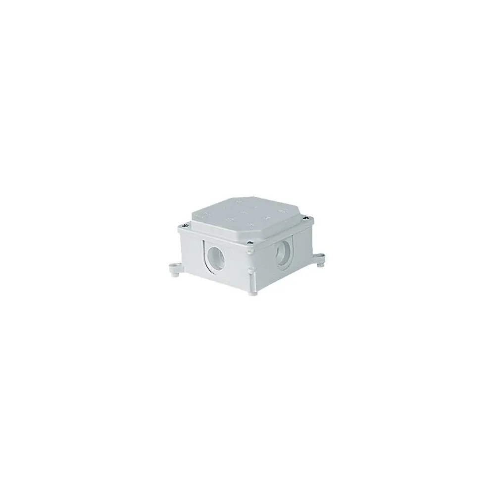 PK-2P PUSZKA INSTALACYJNA NAŚCIENNA 103X103X60 IP44 DŁAWICE BIAŁY