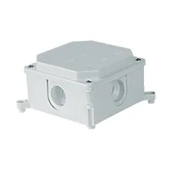 PK-2P PUSZKA INSTALACYJNA NAŚCIENNA 103X103X60 IP44 DŁAWICE BIAŁY
